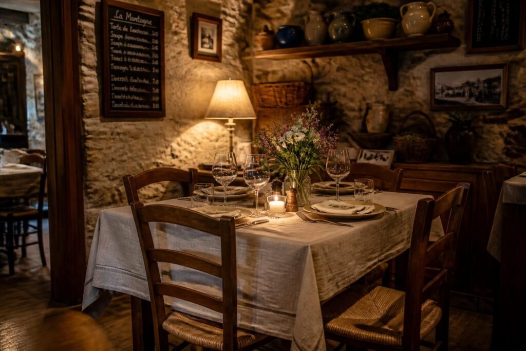 découvrez comment aménager un coin repas chaleureux et convivial, inspiré de l'ambiance authentique des auberges, pour des moments de partage inoubliables.