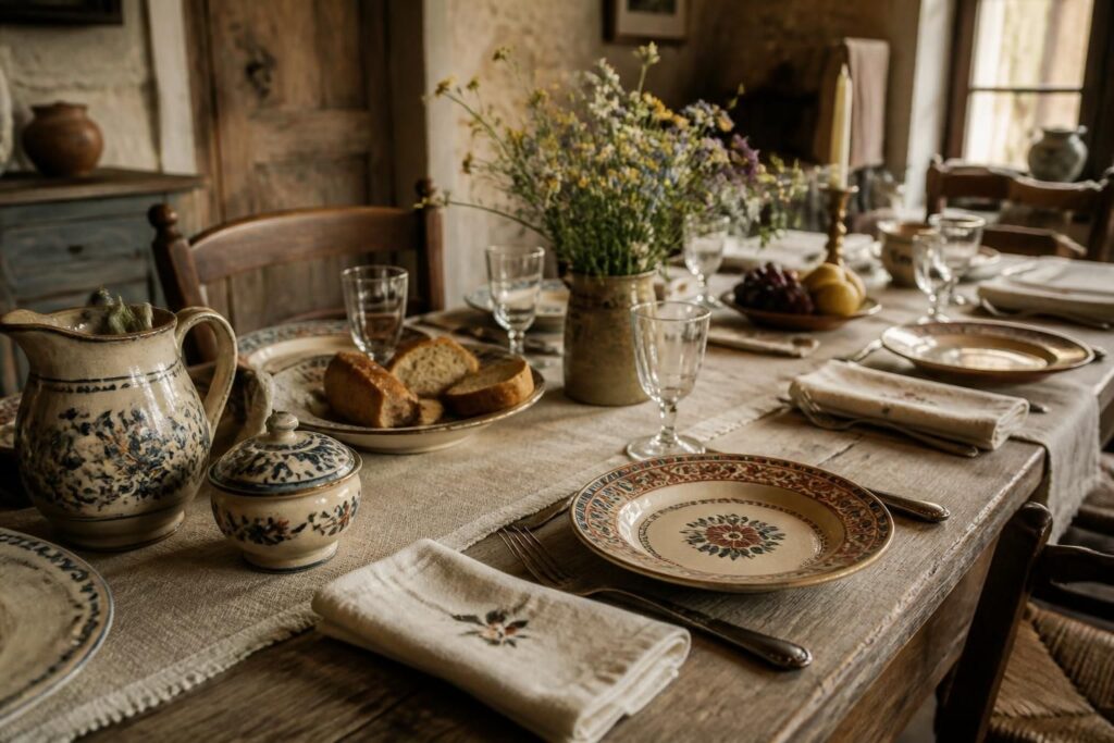 découvrez comment choisir la vaisselle idéale pour sublimer une table de terroir authentique et créer une ambiance chaleureuse et conviviale.