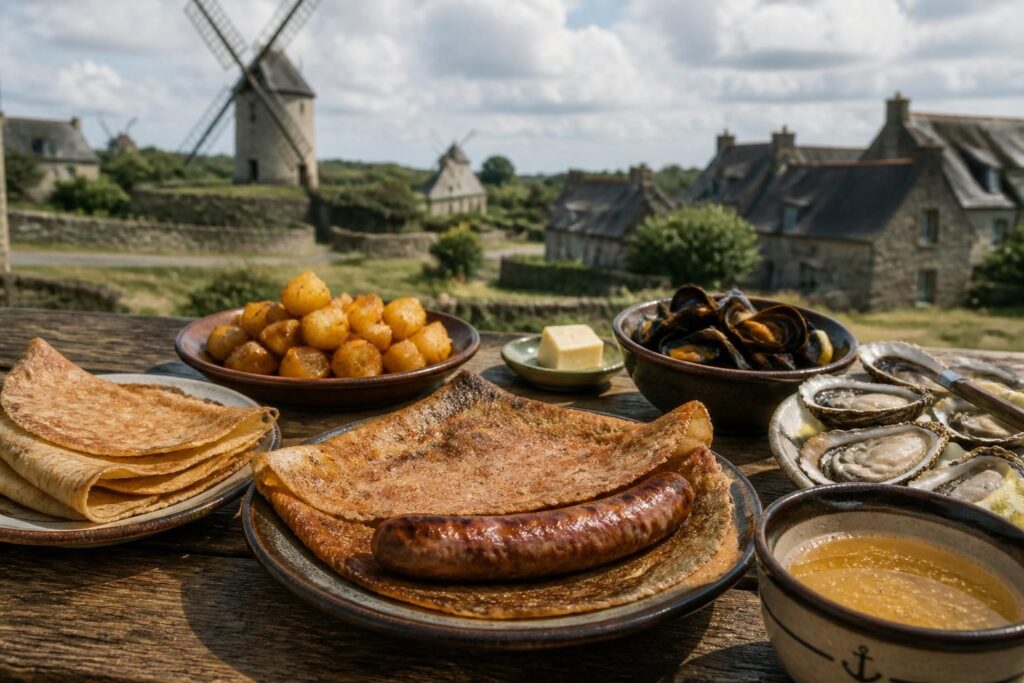 découvrez la galette-saucisse et les spécialités culinaires de l'ouest de la france, leurs origines, saveurs et traditions incontournables.