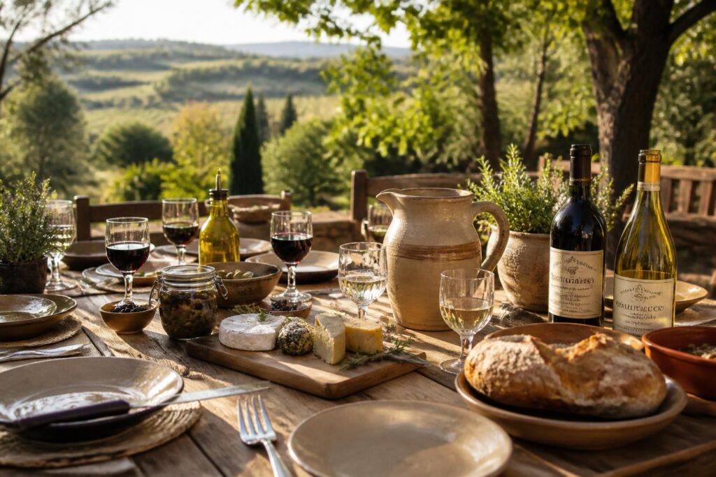 L&rsquo;art de la table à la campagne : dresser une table de terroir