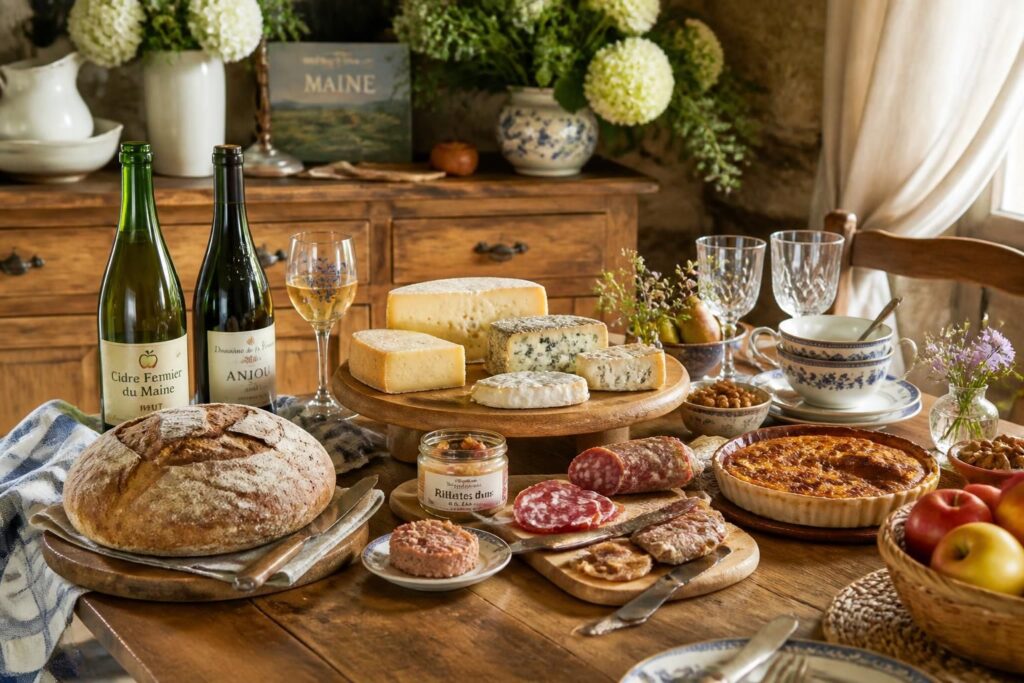 Le Maine gourmand : la table, le terroir et l&rsquo;art de recevoir