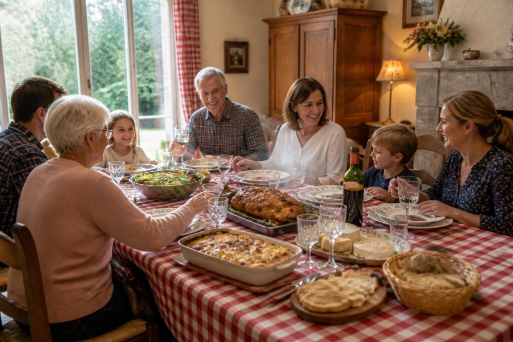 Le déjeuner du dimanche en famille : traditions et menus de terroir