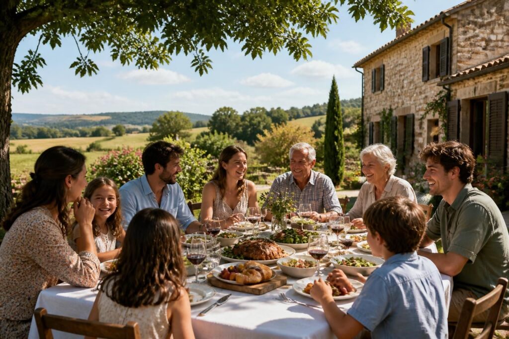 découvrez comment organiser un déjeuner du dimanche en famille à la campagne, entre convivialité, saveurs authentiques et moments de détente au grand air.