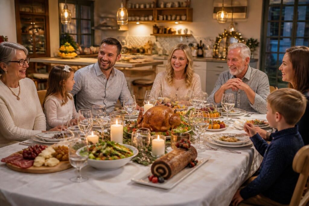 découvrez nos conseils pour réussir un repas de fête en famille avec un menu savoureux et une organisation sans stress.