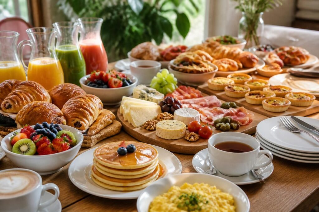 organisez un brunch entre amis réussi avec notre buffet sucré-salé clé en main, alliant saveurs gourmandes et convivialité sans effort.