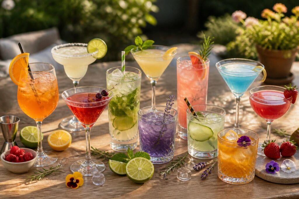découvrez 10 recettes simples et rapides de cocktails maison pour réussir vos apéritifs entre amis avec des ingrédients faciles à trouver.