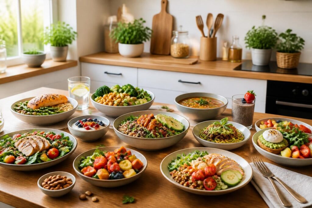 découvrez 10 recettes équilibrées pour une cuisine healthy au quotidien, faciles à préparer et délicieuses pour un mode de vie sain.