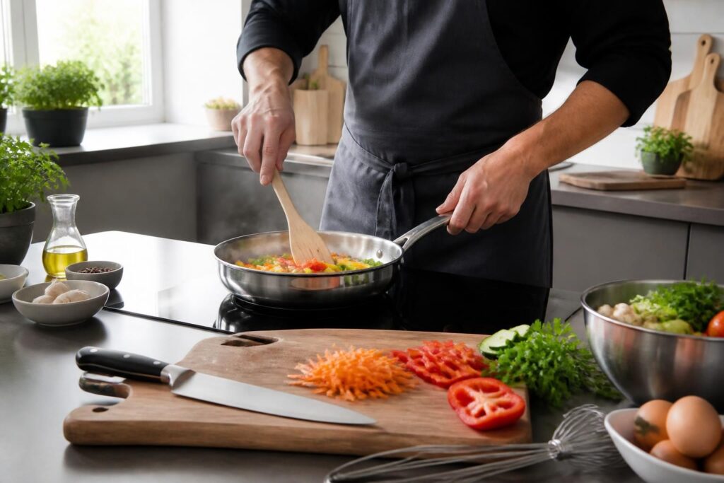 découvrez les techniques essentielles de cuisine à maîtriser chez soi pour réussir vos plats et impressionner vos proches avec aisance.
