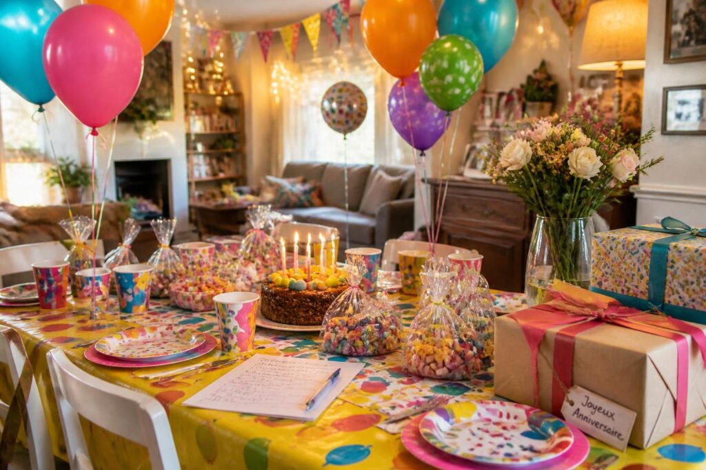 découvrez notre checklist complète pour organiser un anniversaire réussi à la maison, avec toutes les étapes essentielles pour une fête inoubliable.