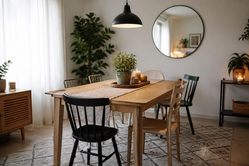 découvrez comment relooker votre salle à manger avec un petit budget en apportant des changements simples et économiques, sans avoir à tout remplacer.
