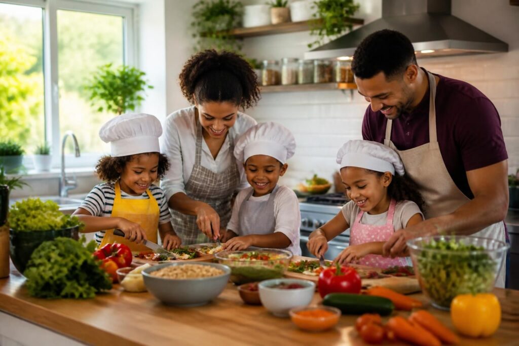 découvrez des recettes saines et ludiques pour enfants, parfaites pour cuisiner en famille et partager des moments gourmands et conviviaux.