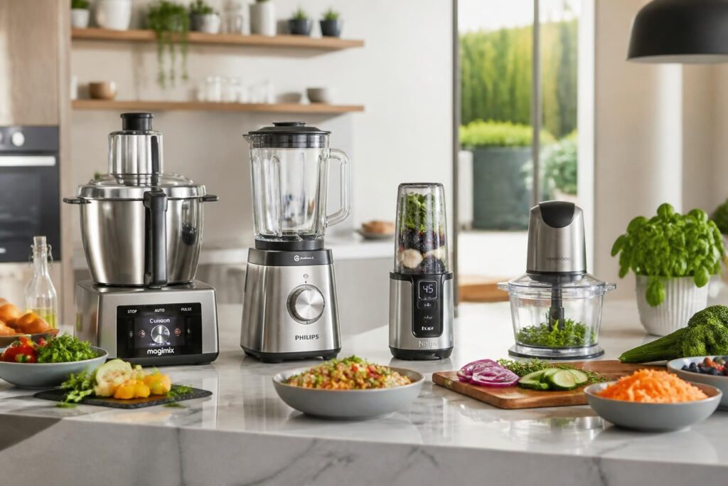 découvrez notre comparatif complet des meilleurs robots de cuisine pour trouver celui qui correspond parfaitement à vos besoins et simplifier la préparation de vos repas.