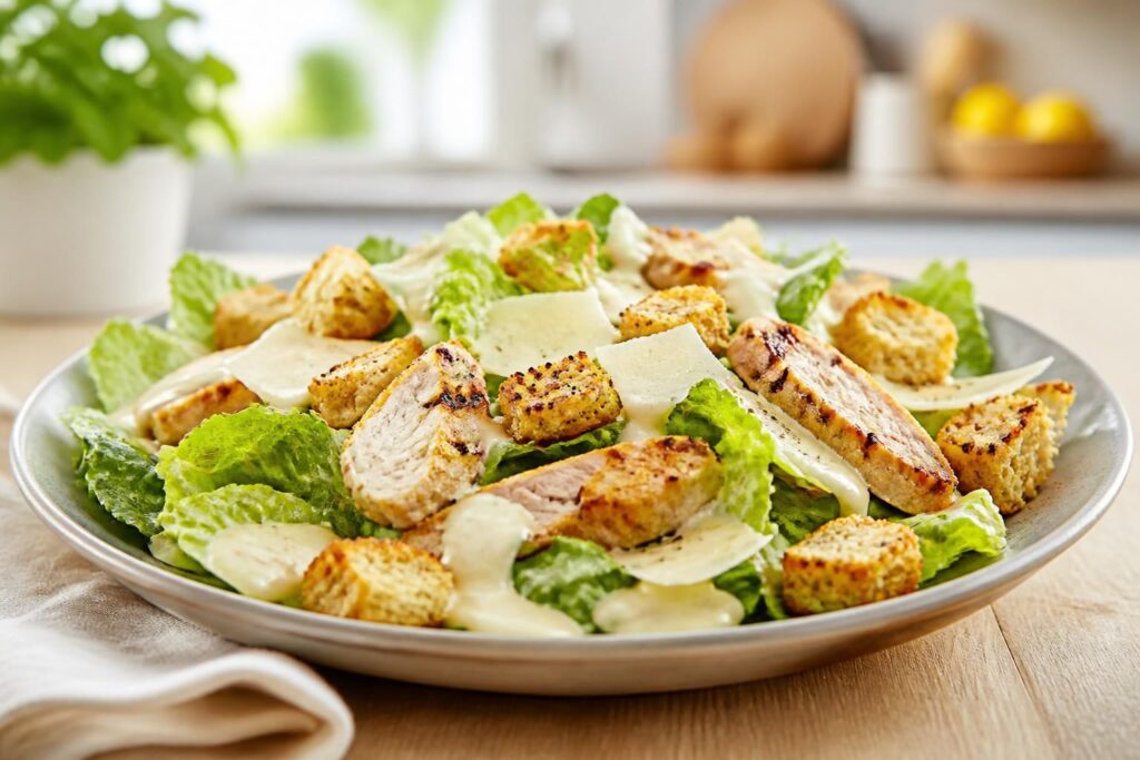 découvrez notre recette facile et délicieuse de la meilleure salade césar au poulet, accompagnée d'astuces pour réussir parfaitement ce plat classique et savoureux.