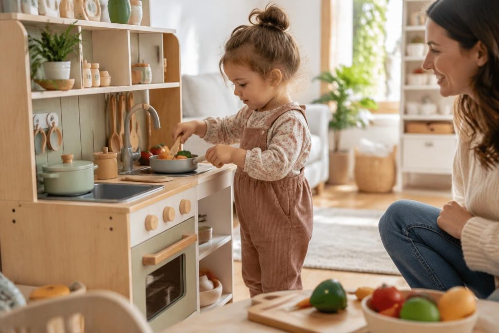 éveillez l’imagination de votre enfant avec une cuisine pour enfants : un jeu amusant pour cuisiner, apprendre et inventer de belles histoires.
