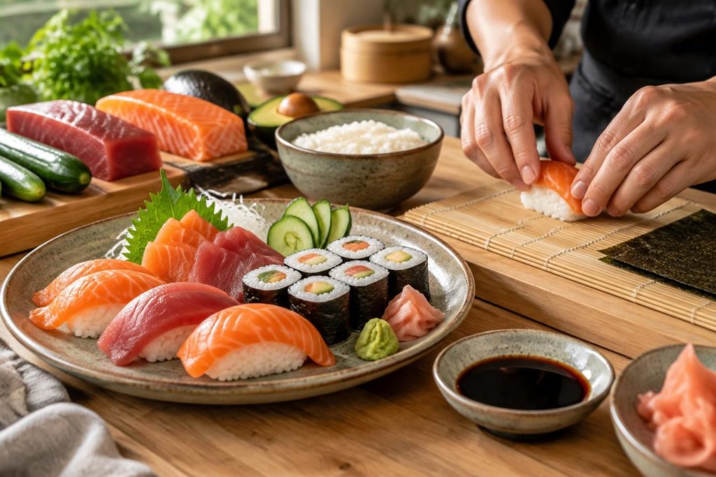 découvrez comment préparer des sushis maison comme un chef grâce à une recette simple, des ingrédients frais et des astuces pour réussir leur présentation.