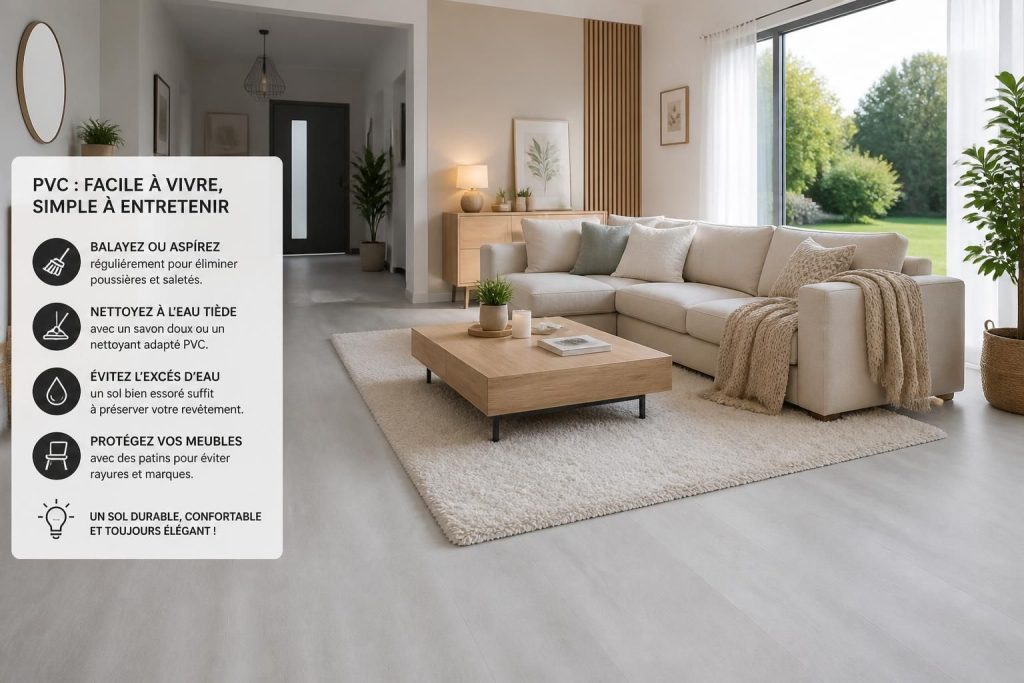 découvrez nos idées déco et conseils d’entretien pour valoriser votre intérieur avec un sol pvc gris clair, alliant esthétique et praticité.