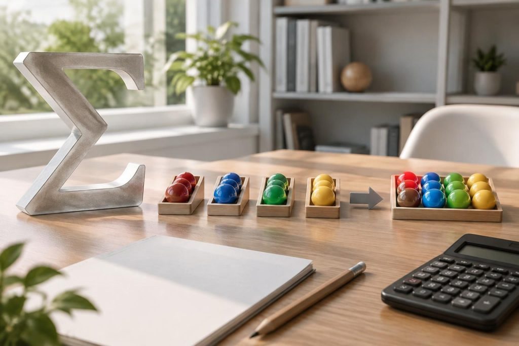 découvrez le symbole somme ∑ : sa signification, les règles pour l’utiliser et des exemples simples pour comprendre la notation sigma en mathématiques.