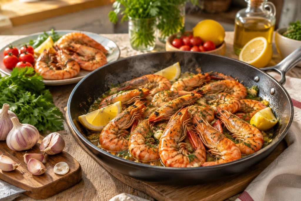 découvrez des recettes faciles et gourmandes pour cuisiner les gambas : grillées, poêlées ou en sauce, trouvez l’inspiration pour vous régaler.