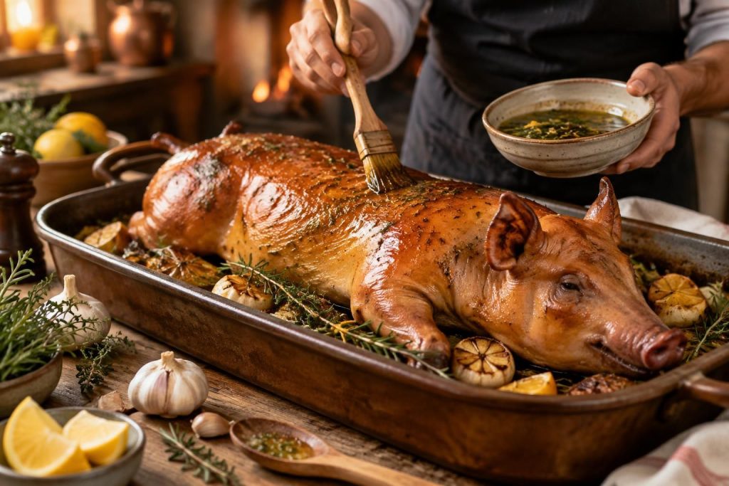 découvrez comment préparer une marinade savoureuse pour cochon de lait et profitez de conseils simples pour obtenir une viande tendre, juteuse et parfumée.