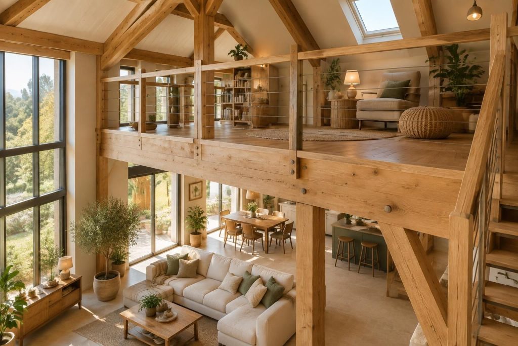 aménagez une mezzanine avec un plancher bois chaleureux et solide : conseils pour choisir les matériaux, assurer la stabilité et optimiser l’espace.
