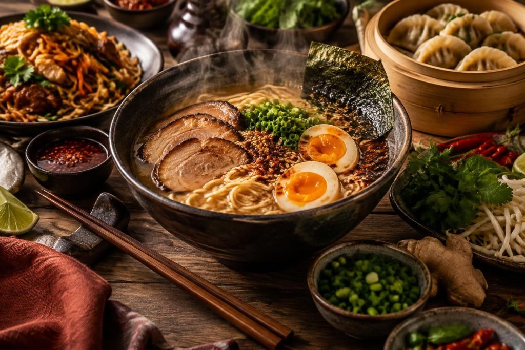 explorez l’univers des nouilles et de la cuisine asiatique : recettes savoureuses, ingrédients incontournables et inspirations pour voyager à chaque bouchée.